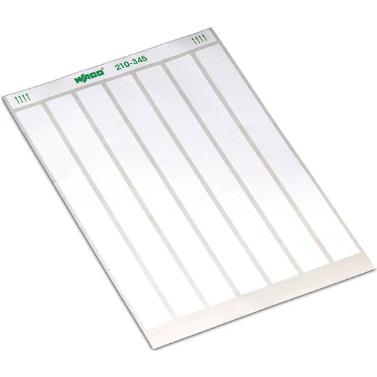 WAGO-210-345 Connector Accessories Connector Accessories Marking Label Straight White Box