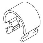 Keystone Electronics-1018C 电池触点、电池夹和电池盒 Battery Holder 1 Cells PBT