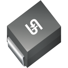 Taiwan Semiconductor-SMDJ33CA Suppresseur de tension transitoire (TVS) Diode TVS Single Bi-Dir 33V 3KW 2-Pin SMC T/R