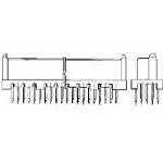 Conn Board to Board RCP 140 POS 1.27mm Solder ST Thru-Hole Tube
