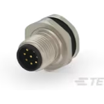 Cable Assembly Circular 0.2m 24AWG M12 Circular 8 Straight