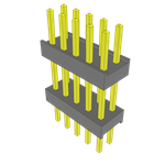 Conn Board Stacker HDR 10 POS 2.54mm Solder ST Top Entry Thru-Hole Bulk