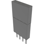 Conn Elevated Socket SKT 4 POS 2.54mm Solder ST Top Entry Thru-Hole Bulk