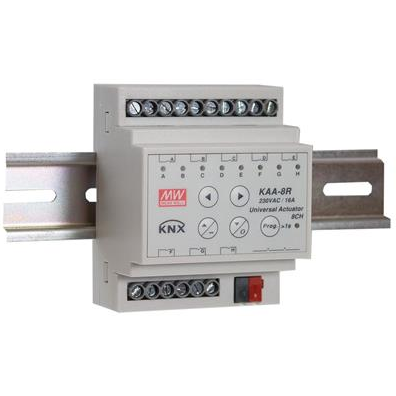 Mean Well Enterprises-KAA-8R 继电器其他 Industrial Relays, 8-Fold Universal Switching Actuator, 16A Per Channel