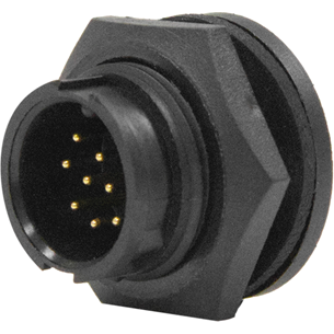 Conxall-W7881-10PG-3ES Steckverbinder, rund Conn Circular PIN 10 POS Solder ST Panel Mount 10 Terminal 1 Port