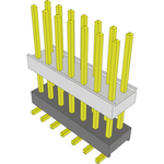 Conn Board Stacker HDR 14 POS 2.54mm Solder ST Top Entry SMD Tube