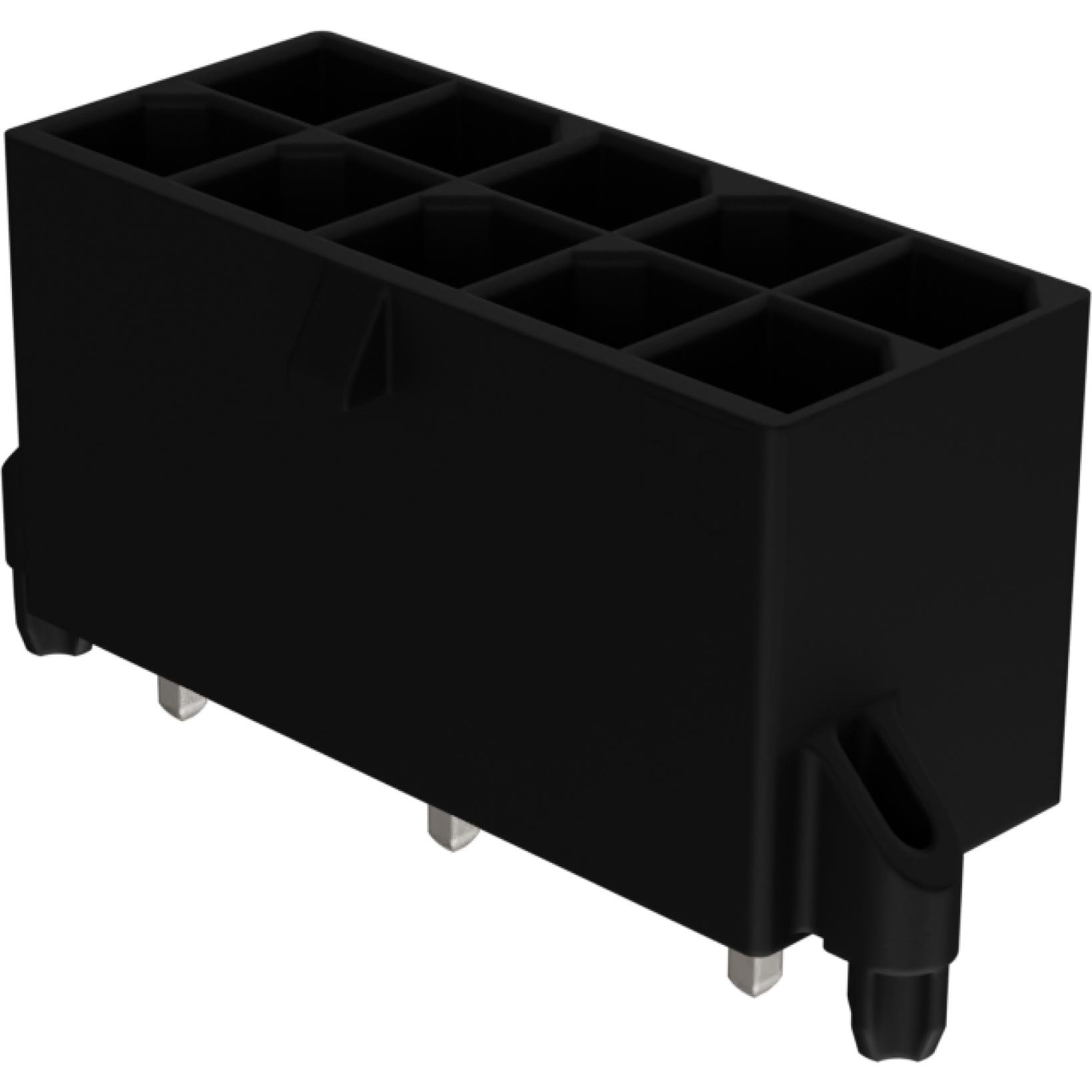 Molex-1715970008 Misc Products MEGA-FIT HEADER ASSEMBLY VERTICAL MFBL