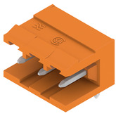 Weidmuller-1238160000 Cabezales del conector y receptáculos PCB Conn Shrouded Header HDR 3 POS 5.08mm Solder RA Thru-Hole Box