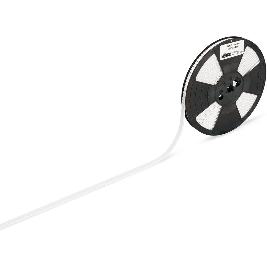 WAGO-2009-115 Steckverbinderzubehör Connector Accessories Marker Card Straight White Bag