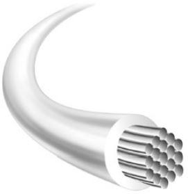 Judd Wire-M22759/44-20-9 Cable Single Conductor Hook-up Wire 20AWG 1.32mm Silver Plated Copper 600VAC