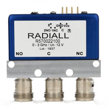 Radiall-R570012000 Conmutador RF RF Switch SPDT 0MHz to 3GHz 75dB