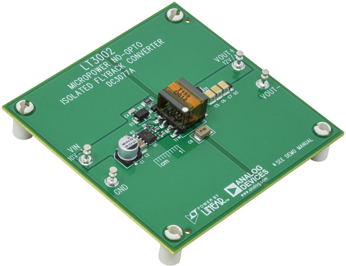 Analog Devices-DC3077A Energiemanagement, Entwicklungsplatinen und -kits LT3002 DC to DC Controller 11.4V to 12.6V Output Demonstration Circuit
