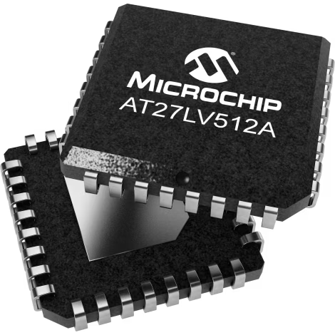 Microchip Technology-AT27LV512A-90JU EPROM EPROM OTP 512K-bit 64K x 8 90ns 32-Pin PLCC Tube