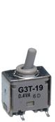 NKK Switches-G3T19AP Kippschalter Switch Toggle ON OFF (ON) SPDT Round Lever Gull Wing 0.1A 28VAC 28VDC 0.4VA PC Mount Tray