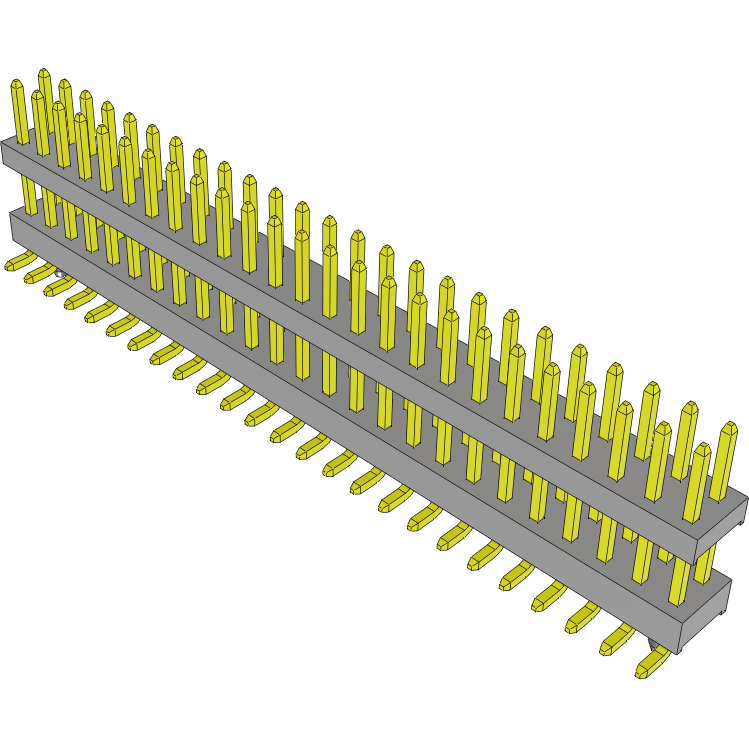 Samtec-TW-25-04-G-D-325-SM-A Embases de raccordement et réceptacles PCB Conn Board Stacker HDR 50 POS 2mm Solder ST Top Entry SMD Tube