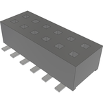Conn Socket Strip SKT 12 POS 1.27mm Solder ST Top Entry SMD TIGER CLAW™ Tube