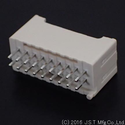 JST Manufacturing-B18B-PUDSS-1(LF)(SN) Piastre connettori e prese PCB Conn Shrouded Header (4 Sides) HDR 18 POS 2mm Solder ST Thru-Hole Box