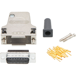 Conn D-Sub M 15 POS 1.42mm Crimp 45° Cable Mount 1 Port FCT Products Bag