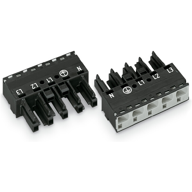 WAGO-770-405 Blocchi terminali connettore Socket, 5-Pole, Cod. A