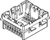 Molex-1052000008 Connector Socket Conn Camera Socket SKT 12 POS 0.8mm Solder ST SMD Tray