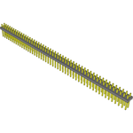 Conn Unshrouded Header HDR 100 POS 2mm Solder ST Top Entry Thru-Hole Bulk