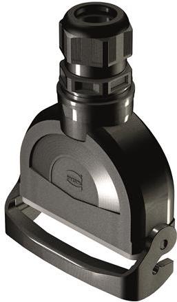 HARTING-19433240758 Adattatori Shrink Boot Hood 180° 24B Shell Size Glass Filled Nylon/Glass Filled Polyamide Single Lock Han-Eco®