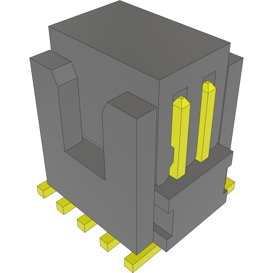 Samtec-FTSH-105-01-H-DV-K-P Piastre connettori e prese PCB Conn Shrouded Header (2 Sides) HDR 10 POS 1.27mm Solder ST Top Entry SMD TIGER CLAW™ Tube