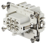 Conn Rectangular F 6Signal/1Ground POS Crimp ST Panel Mount