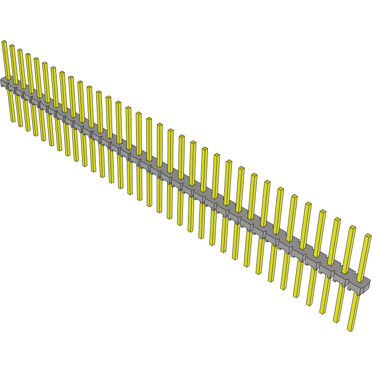 Samtec-MTLW-134-09-G-S-335 Cabezales del conector y receptáculos PCB Conn Unshrouded Header HDR 34 POS 2.54mm Solder ST Top Entry Thru-Hole Bulk