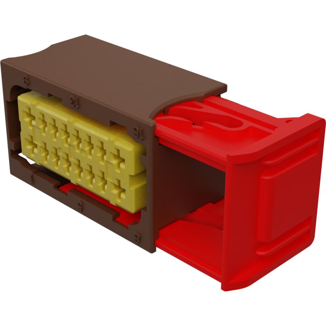 Molex-0982731005 Carcaza de cables discretos de conector Conn Housing F 16 POS Crimp ST Cable Mount Bag