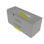 Conn Shrouded Header (4 Sides) HDR 10 POS 0.8mm Solder ST Top Entry SMD T/R