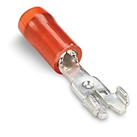 Thomas & Betts-RA18D Steckverbinderanschlüsse Quick Disconnect Terminal 18-22AWG Brass Red M 25.14mm Electro Tin