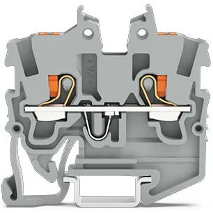 WAGO-2250-1201 Steckverbinder, Klemmenblöcke Conn Terminal Block 2 POS Push-In Cage Clamp DIN Rail 13.5A Box