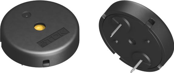TDK-PS1740P02CE Audio Indicators and Alerts Audio Buzzer Piezo 30Vo-p 3Vo-p 60dBA Through Hole Pin Tray