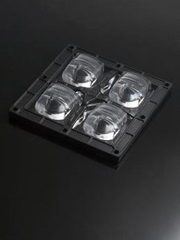 LEDIL OY-FP15672_STRADA-2X2MXS-T4-B Lenti ottiche Square Optical Lens Black Box
