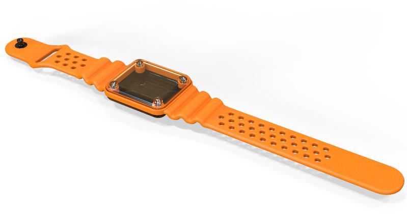 Serpac Electronic Enclosures-BW20A-CLBK-AS-NO Kästen, Gehäuse und Gestelle Black Polycarbonate Wrist Enclosure with Neon Orange Band	 <h4><strong>CALIFORNIA&nbsp;PROPOSITION</strong> ⚠️<strong>65&nbsp;WARNING</strong>⚠️</h4>