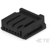 TE Connectivity-1-2332186-1 Custodia filo connettore dedicato Conn Housing RCP 6 POS 1.27mm Crimp ST Cable Mount Black Carton