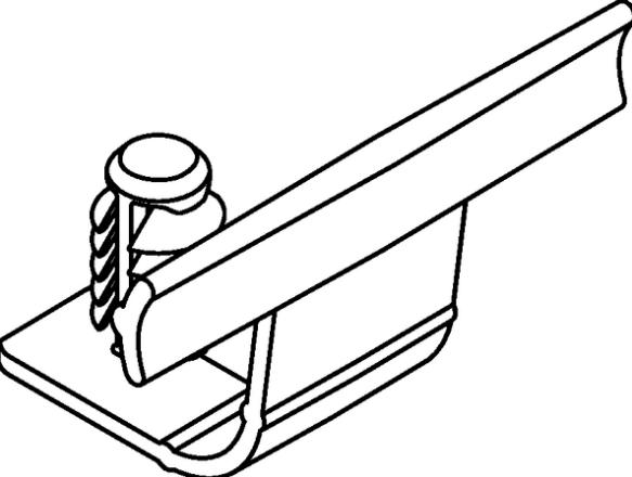 HellermannTyton-151-02741 null Standoff Bundling Clip, 1.6 Long, Panel Thickness 0.6-.6.1 mm, Black