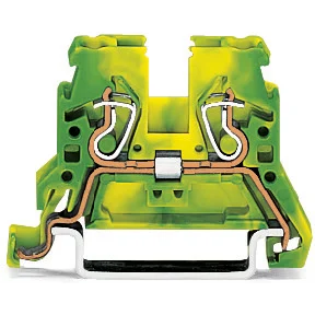 WAGO-870-907/999-950 Blocs de raccordement de terminaux 2-Conductor Ground Terminal Block, 2.5 mm2