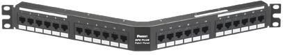 Panduit-DPA24688TGY Steckverbinder, Telefon und Telekommunikation Category 6, 24 port, flat punch down patch panel