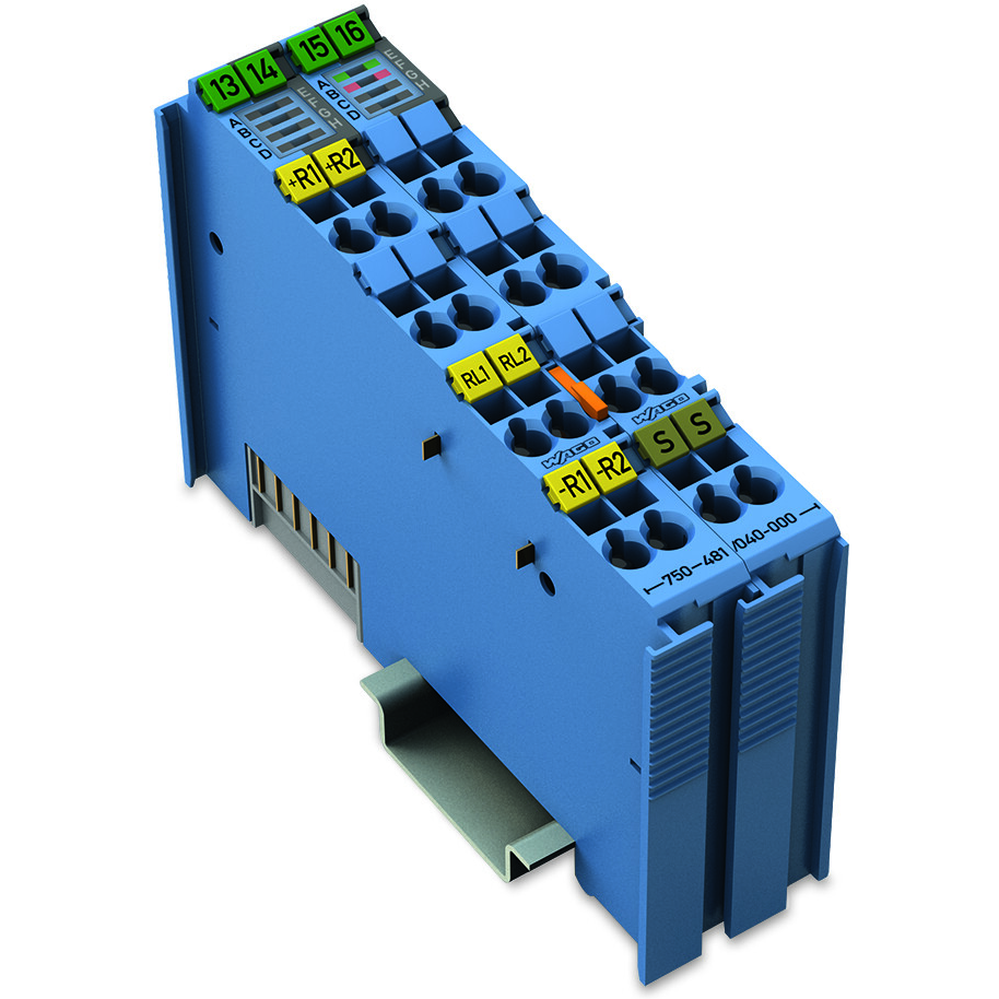 WAGO-750-481/040-000 Verschiedene Produkte 2-Channel Analog input, Resistance measurement, Intrinsically safe, Extreme