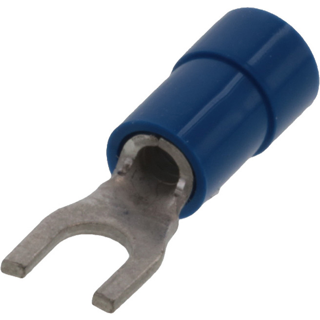 Molex-0191440015 Steckverbinderanschlüsse Spade Tongue Terminal 14-16AWG Copper Blue 20.1mm Electro Tin InsulKrimp™ Bag