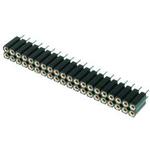female header THT dual row 2,54mm 12pin straight turned contacts tin plated