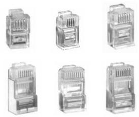 ADAM TECH-MTPR-88-U 电话及电信连接器 Conn Modular Jack PL 8 POS ST Cable Mount 8 Terminal 1 Port Cat 5/Cat 5e Bag