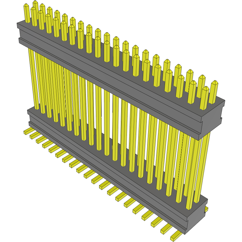 Samtec-FW-20-05-H-D-590-085 Cabezales del conector y receptáculos PCB Conn Board Stacker HDR 40 POS 1.27mm Solder ST Top Entry SMD FLEX STACK™ Tube