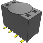 Conn Socket Strip SKT 8 POS 2.54mm Solder ST Top Entry SMD T/R
