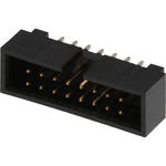 Conn Shrouded Header (4 Sides) HDR 16 POS 2.54mm Solder ST Top Entry Thru-Hole C-Grid Tray