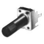 Panasonic-EVU-F3AF25B14 Widerstandstrimmern, Potenziometern und Regelwiderstande Res POT 10K Ohm 20% 0.05W(1/20W) 1(Elec)/1(Mech)Turns 6mm (11.5 X 11.2 X 28.7mm) Pin Bracket Mount/Through Hole Bag
