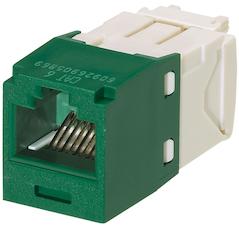 Panduit-CJ688TGGR-24 Connettore telefono e telecomunicazione Conn RJ-45 F 8 POS ST Cable Mount 8 Terminal 1 Port Cat 6 Bulk