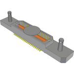 Conn High Speed Micro Plane HDR 40 POS 0.8mm Solder ST Top Entry SMD T/R